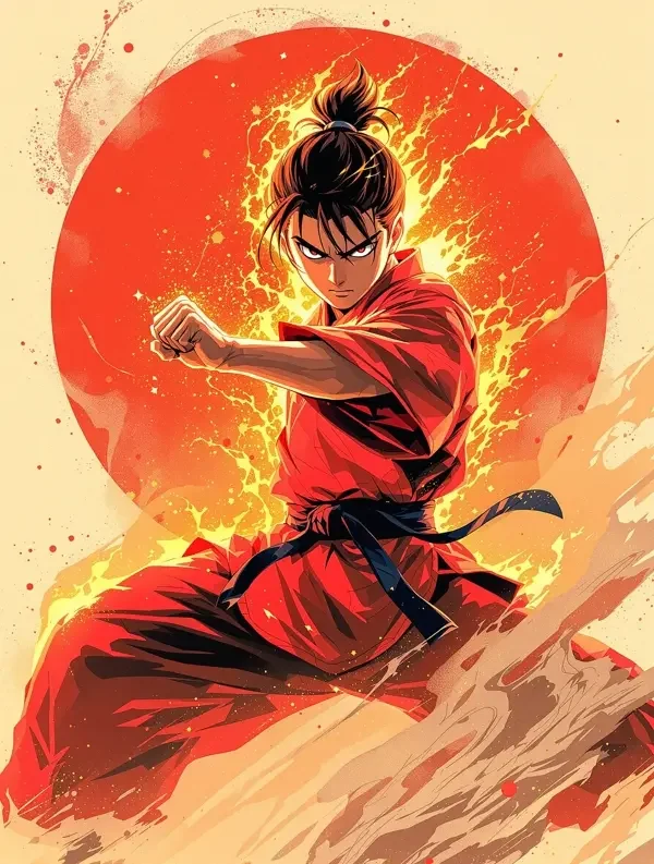 少年武神漫画封面